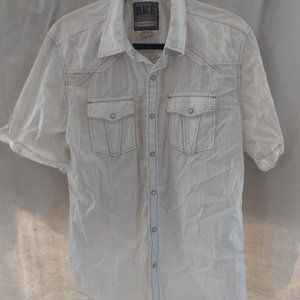 BKE Pearl-snap Collared T